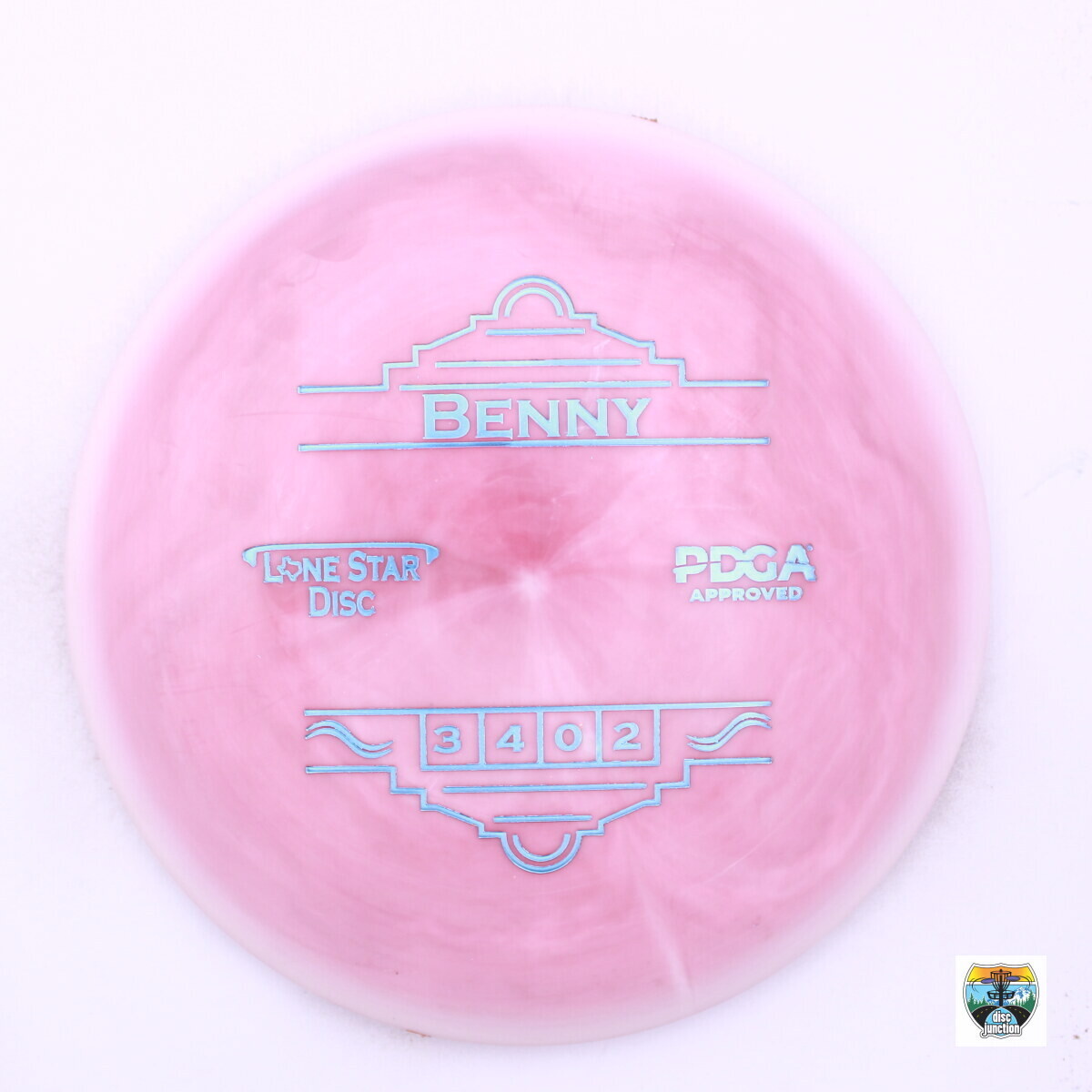 Lone Star Disc Bravo Benny, Manufacturer Weight Range: 170-172 Grams, Color: Pink, Serial Number: 0010-0663
