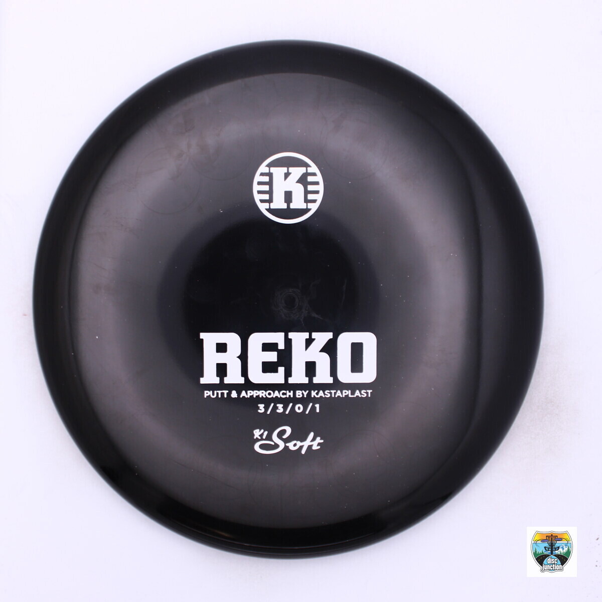 Kastaplast K1 Soft Reko, Manufacturer Weight Range: 170-172 Grams, Color: Black, Serial Number: 0010-0374