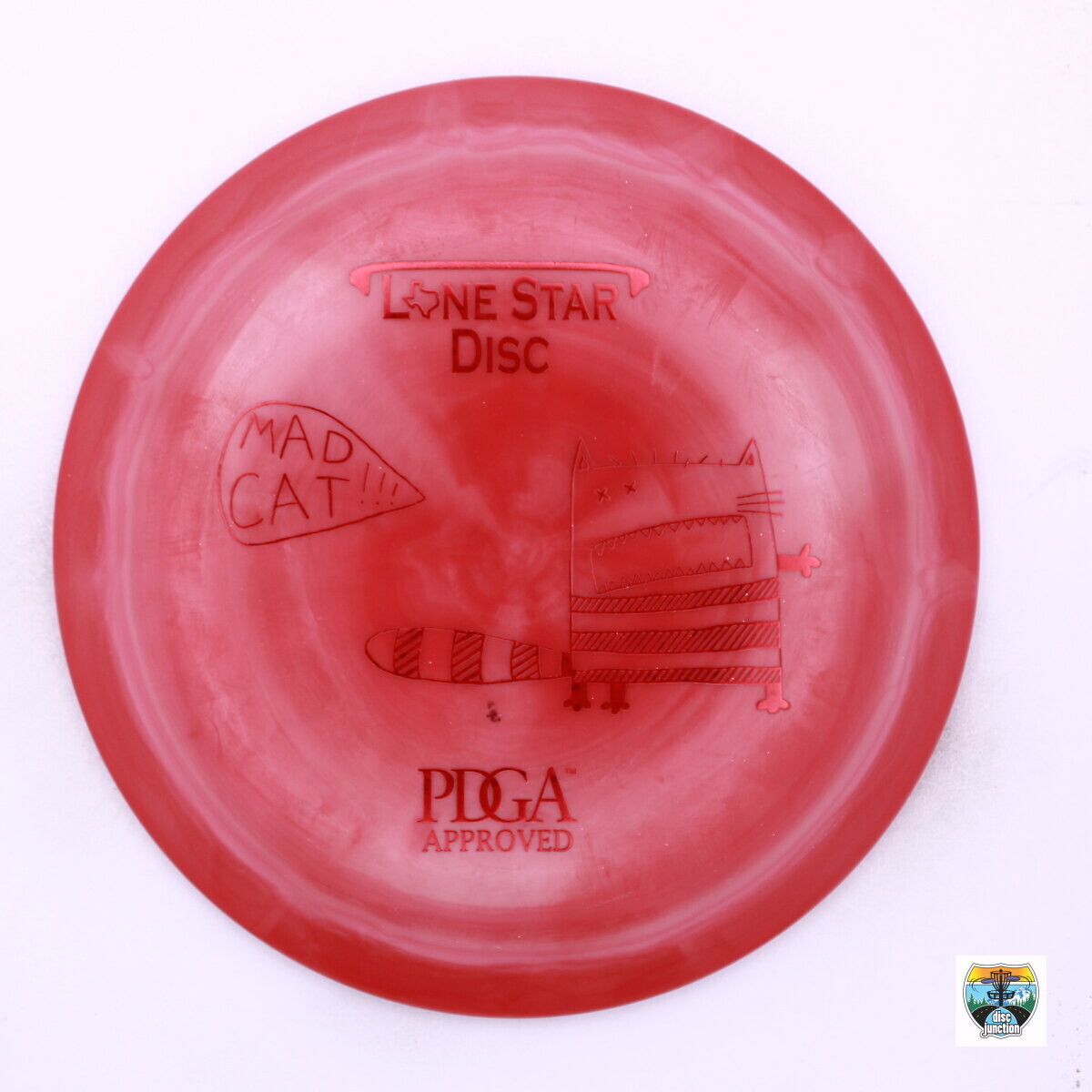 Lone Star Disc Bravo Mad Cat, Manufacturer Weight Range: 173-176 Grams, Color: Red, Serial Number: 0010-0699