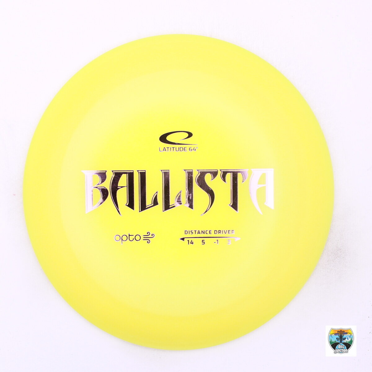Latitude 64° Opto Air Ballista, Manufacturer Weight Range: 160-166 Grams, Color: Yellow, Serial Number: 0002-0882
