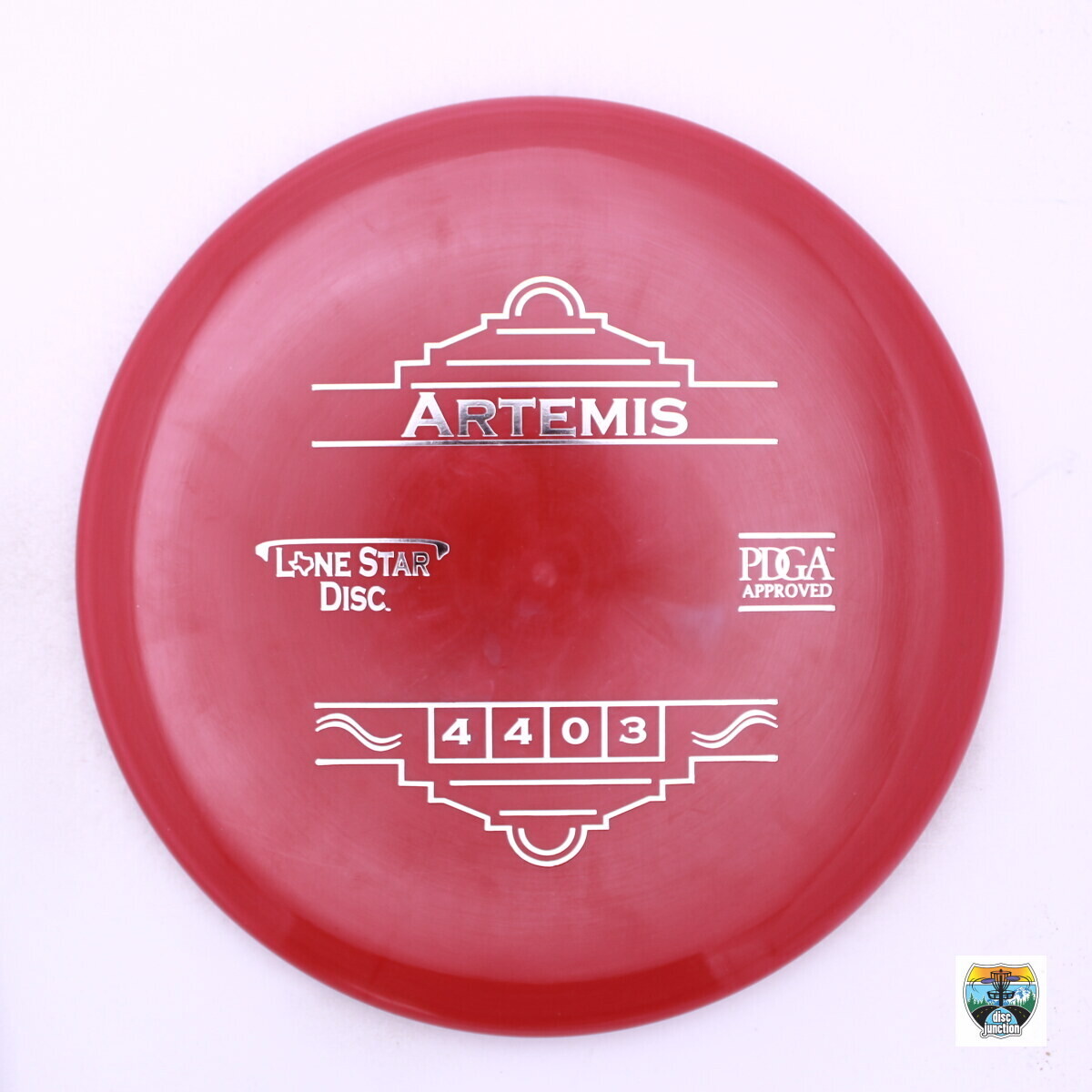 Lone Star Disc Alpha Artemis, Manufacturer Weight Range: 173-176 Grams, Color: Red, Serial Number: 0042-0074