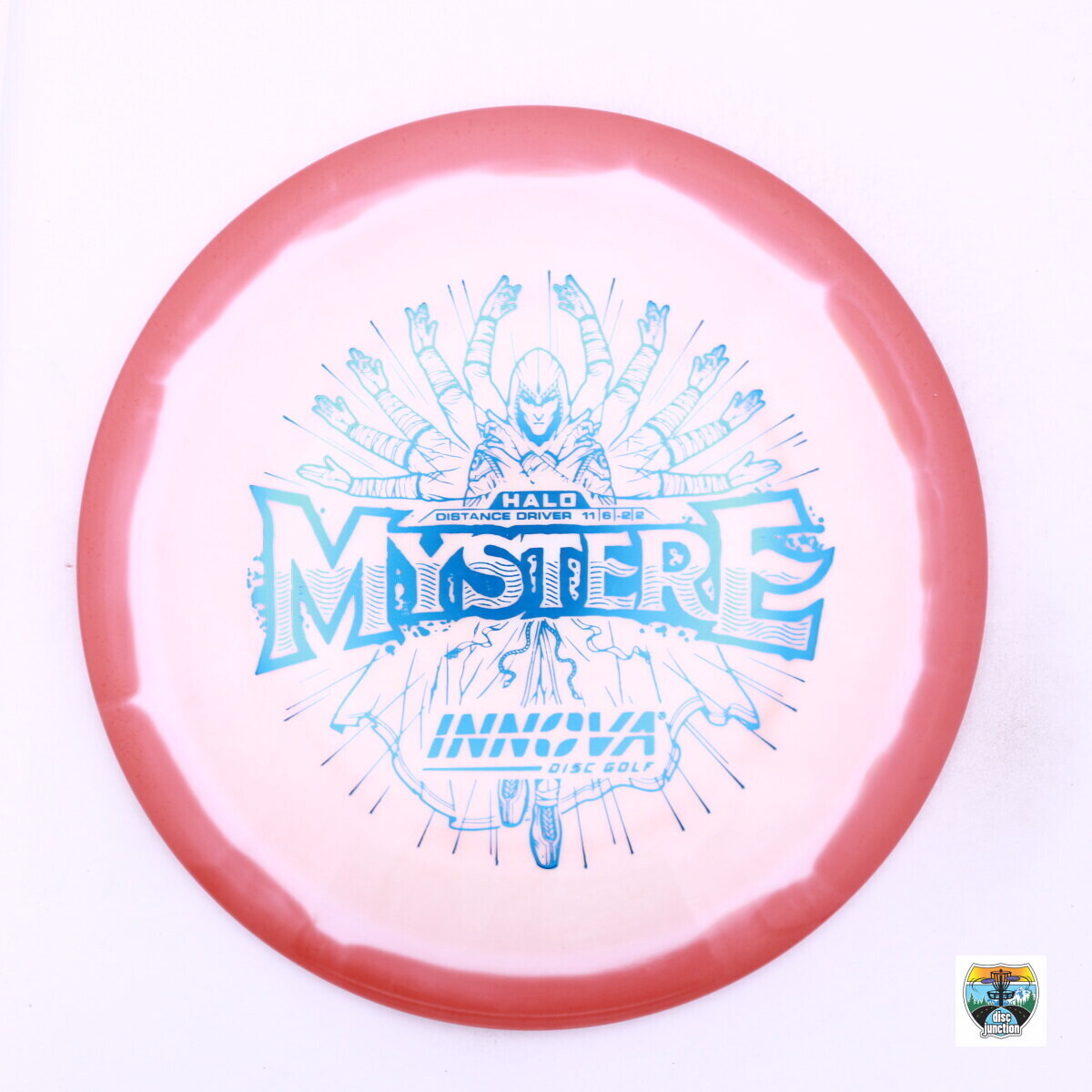 Innova Halo Star Mystere, Manufacturer Weight Range: 170-172 Grams, Color: White/Orange, Serial Number: 0005-1557