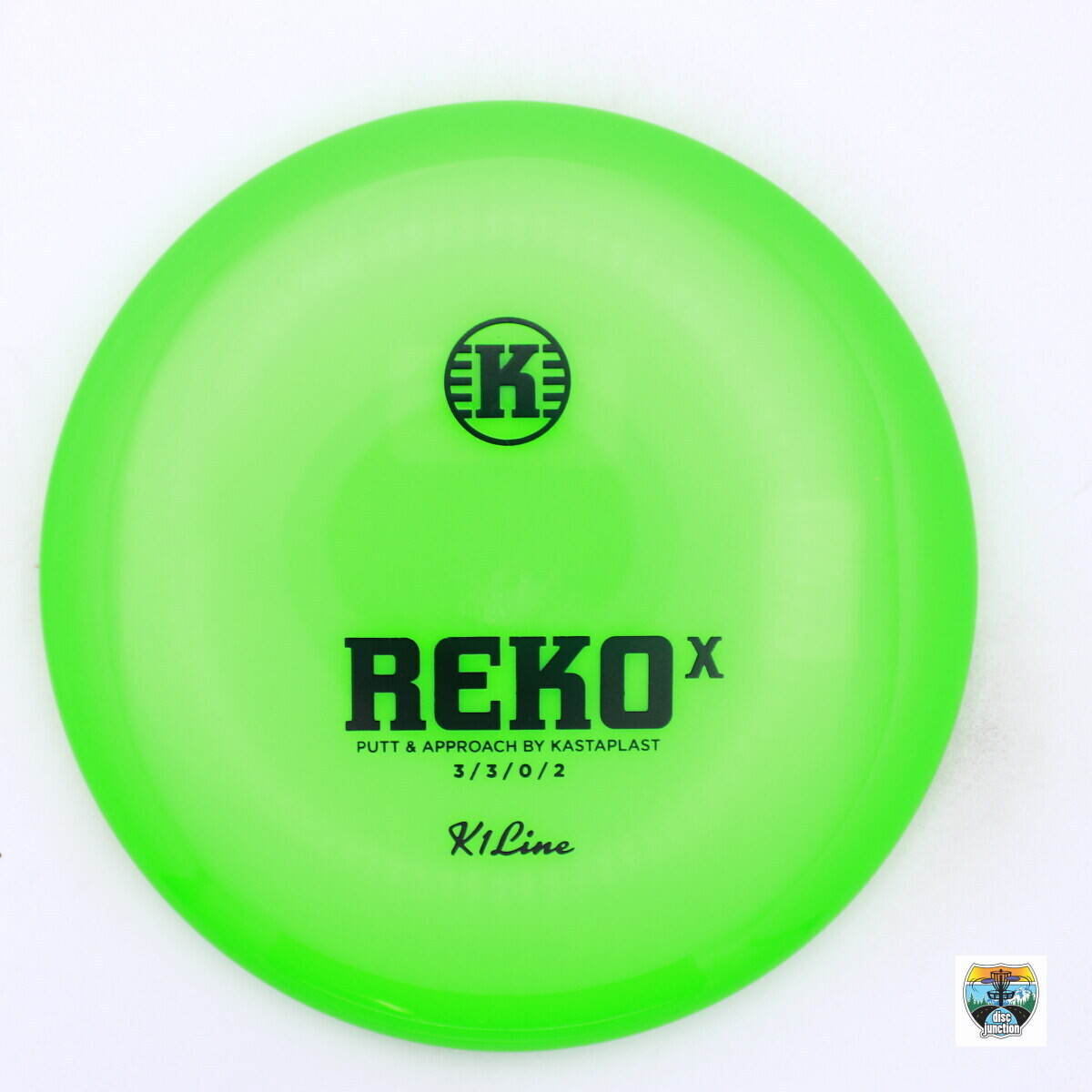 Kastaplast K1 Line Reko X, Manufacturer Weight Range: 173-176 Grams, Color: Green, Serial Number: 0010-0276
