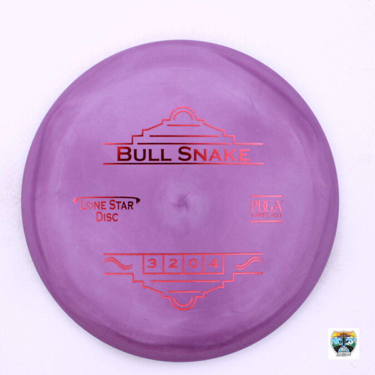 Lone Star Disc Victor 2 Bull Snake, Manufacturer Weight Range: 173-176 Grams, Color: Purple, Serial Number: 0010-0869