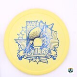 Lone Star Disc Alpha Armadillo, Manufacturer Weight Range: 173-176 Grams, Color: Yellow, Serial Number: 0010-0555