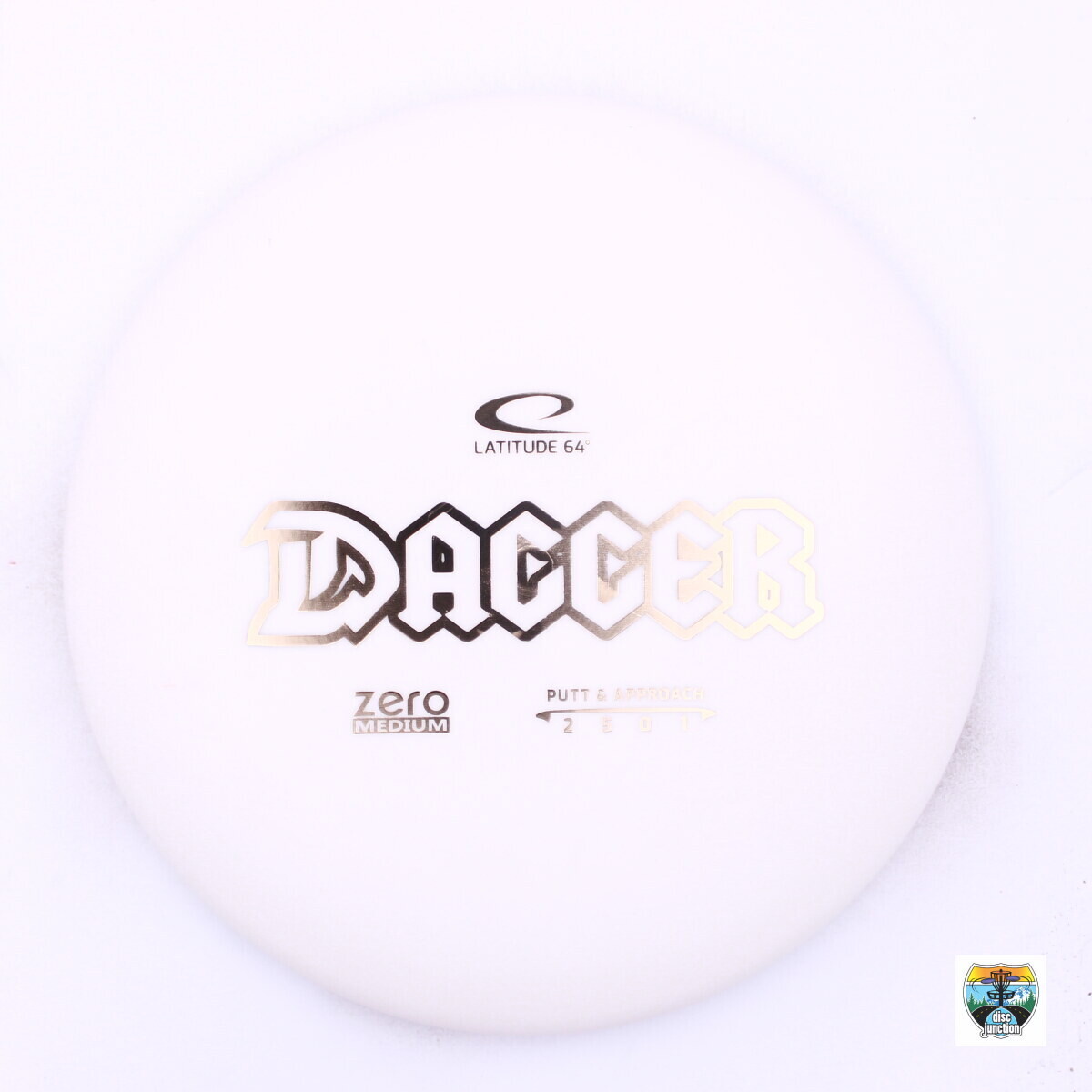 Latitude 64° Zero Medium Dagger, Manufacturer Weight Range: 173-176 Grams, Color: White, Serial Number: 0002-1150