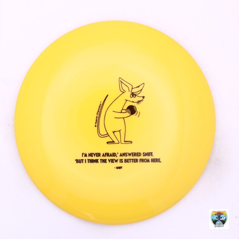 Kastaplast K1 Soft Kaxe Moomin Sniff, Manufacturer Weight Range: 173-176 Grams, Color: Yellow, Serial Number: 0010-0360