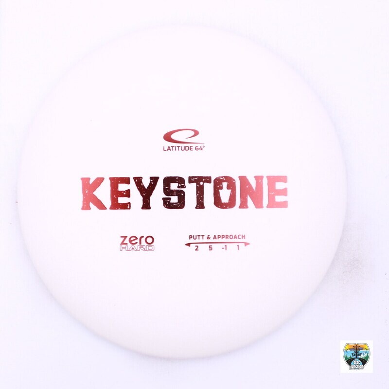 Latitude 64° Zero Hard Keystone, Manufacturer Weight Range: 173-176 Grams, Color: White, Serial Number: 0002-1138