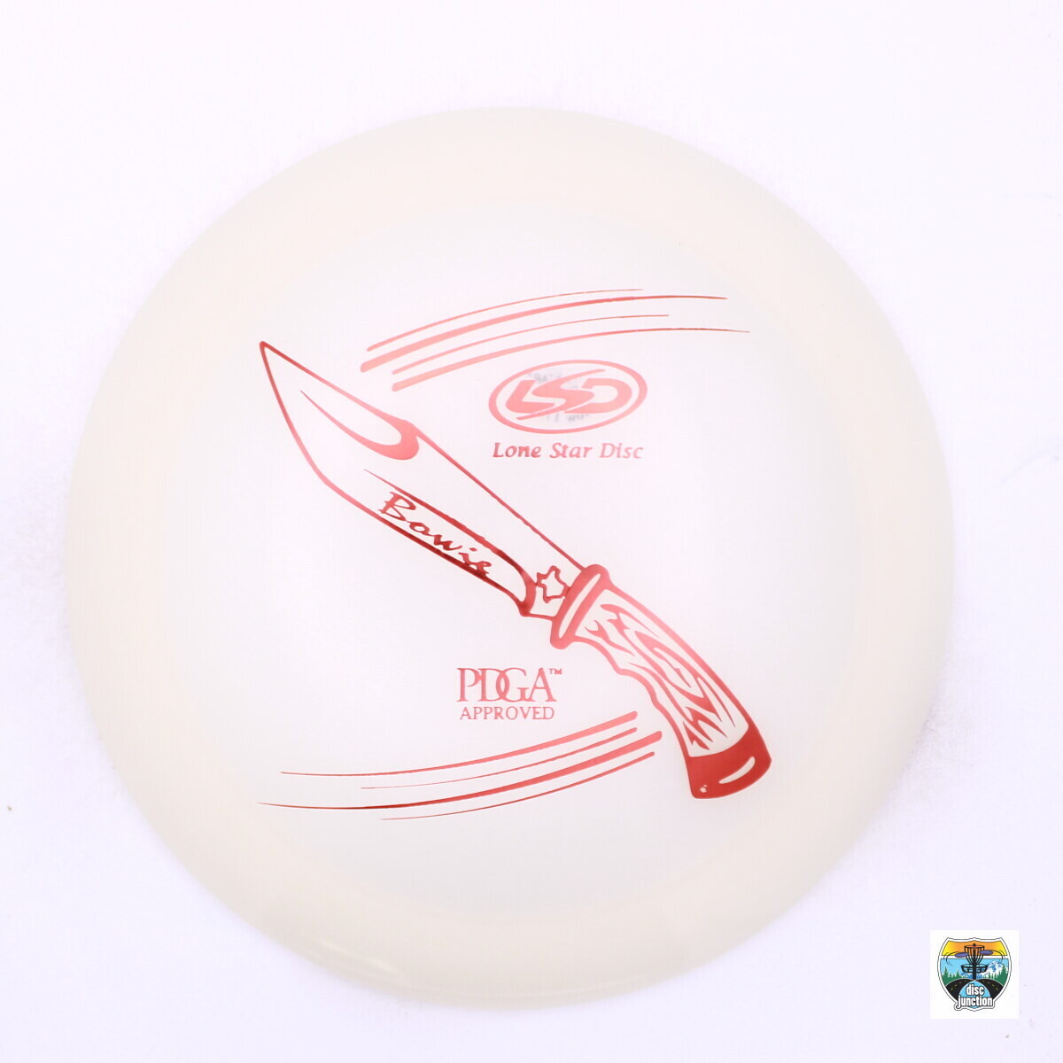 Lone Star Disc Bravo Glow Bowie, Manufacturer Weight Range: 170-172 Grams, Color: Glow, Serial Number: 0010-0767
