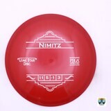 Lone Star Disc Lima Nimitz, Manufacturer Weight Range: 150-159 Grams, Color: Red, Serial Number: 0010-0843