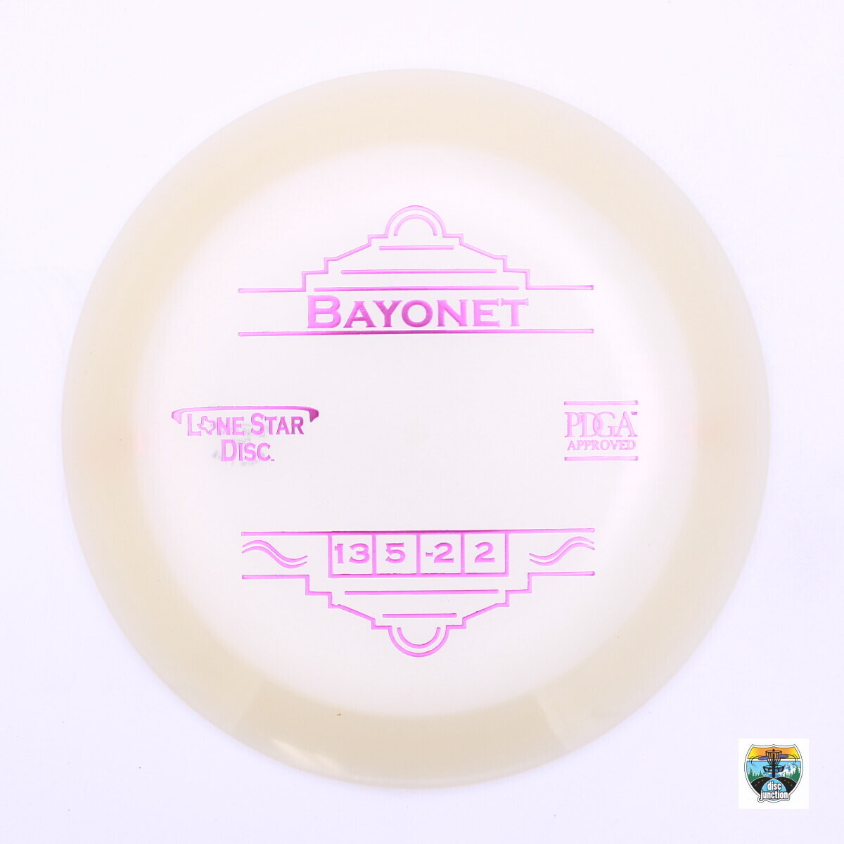 Lone Star Disc Bravo Glow Bayonet, Manufacturer Weight Range: 173-176 Grams, Color: Glow, Serial Number: 0094-0037
