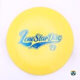 Lone Star Disc Alpha Spur, Manufacturer Weight Range: 173-176 Grams, Color: Yellow, Serial Number: 0104-0029