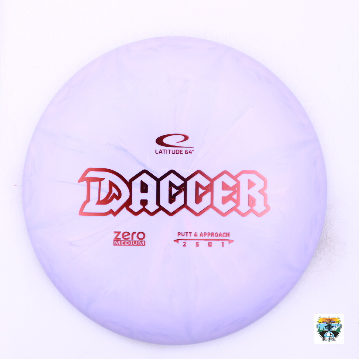 Latitude 64° Zero Medium Burst Dagger, Manufacturer Weight Range: 173-176 Grams, Color: Purple, Serial Number: 0002-1142