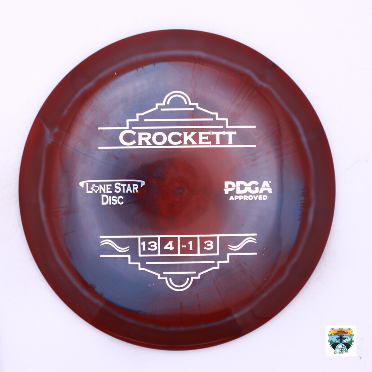 Lone Star Disc Alpha Crockett, Manufacturer Weight Range: 173-176 Grams, Color: Red, Serial Number: 0069-0004