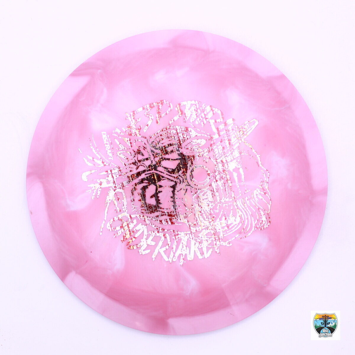 Discraft ESP Swirl Undertaker Ledgestone Edition 2022, Manufacturer Weight Range: 173-174 Grams, Color: Pink, Serial Number: 0007-0214