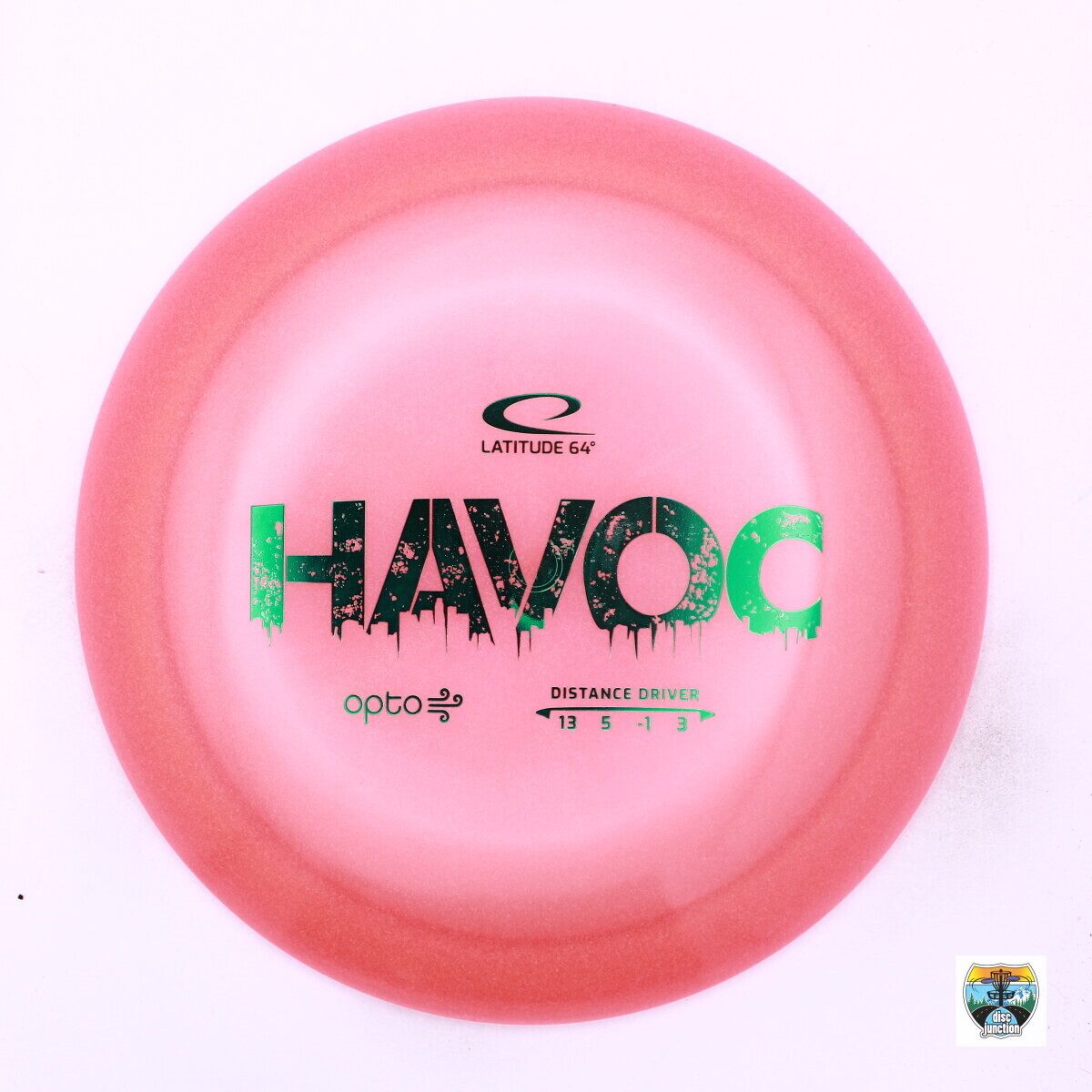 Latitude 64° Opto Air Havoc, Manufacturer Weight Range: 145-159 Grams, Color: Pink, Serial Number: 0035-0052