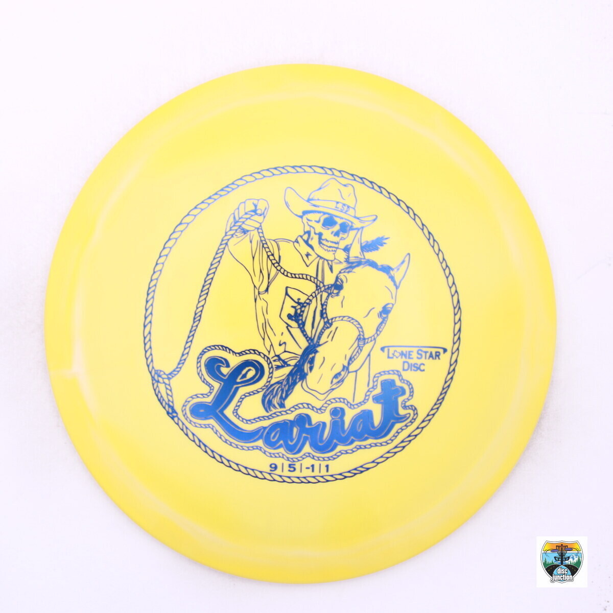 Lone Star Disc Bravo Lariat, Manufacturer Weight Range: 173-176 Grams, Color: Yellow, Serial Number: 0010-0691