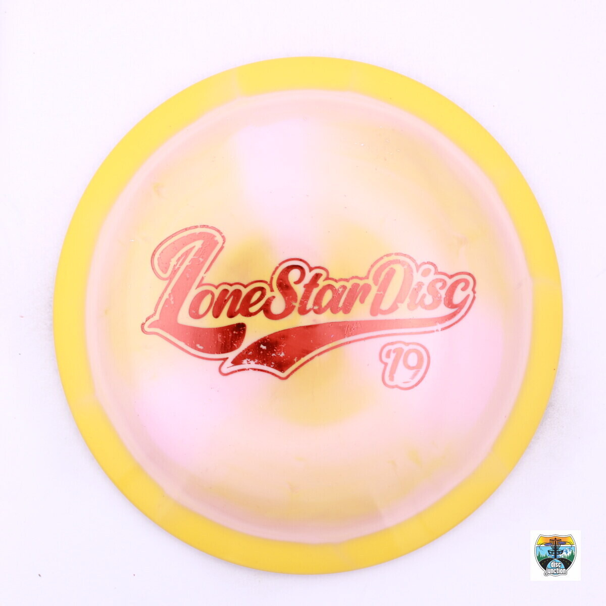 Lone Star Disc Bravo Spur, Manufacturer Weight Range: 173-176 Grams, Color: Yellow, Serial Number: 0104-0035