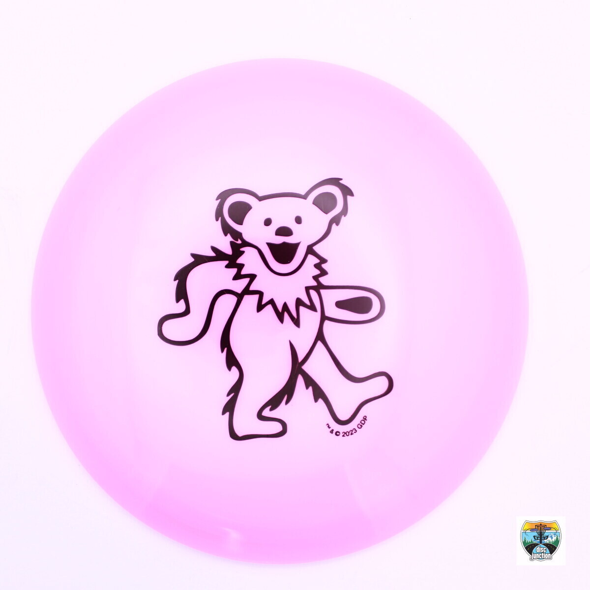 Discmania Neo Evolution Essence Grateful Dead Bear, Manufacturer Weight Range: 173-176 Grams, Color: Pink, Serial Number: 0064-0015