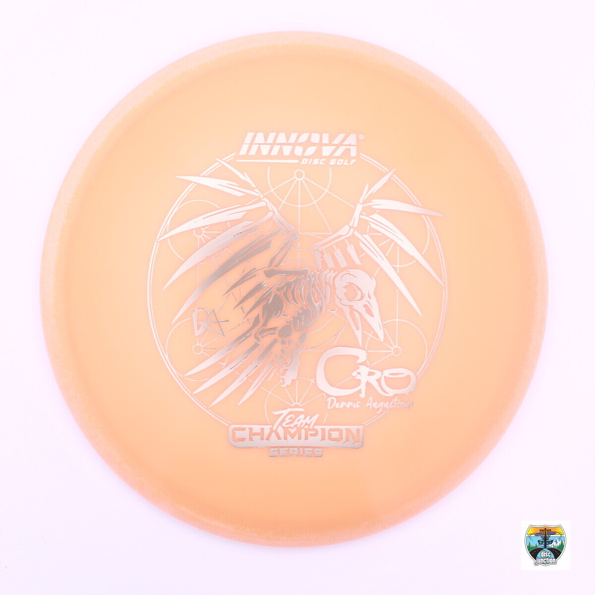 Innova Star Proto Glow Cro 2024 Team Champion Tour Series Dennis Augustsson, Manufacturer Weight Range: 173-175 Grams, Color: Orange, Serial Number: 0130-0016