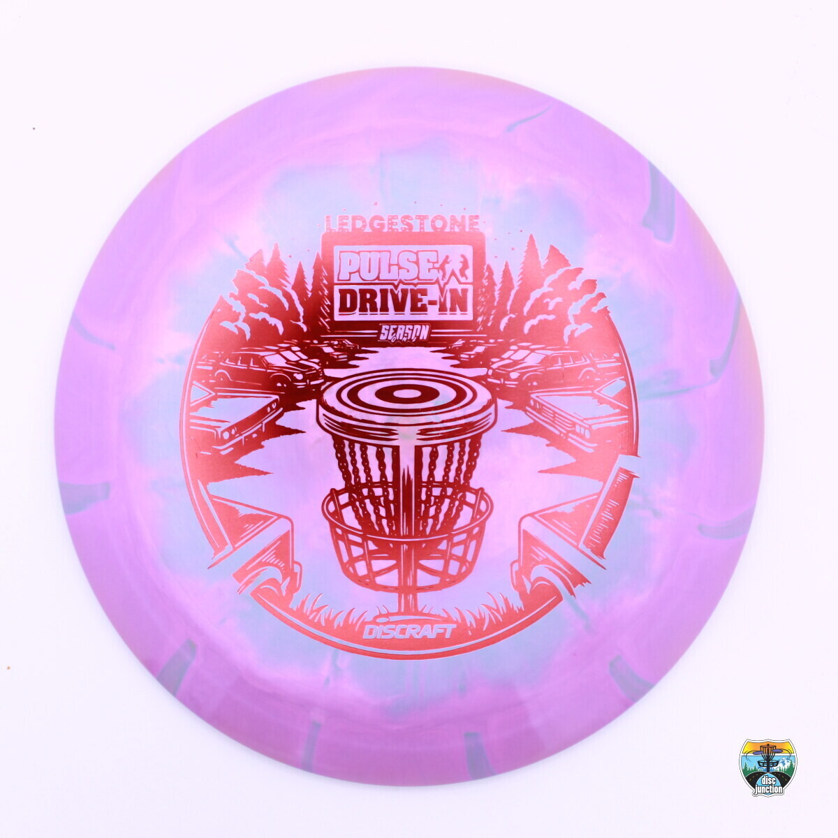 Discraft ESP Swirl Pulse Ledgestone Edition 2024 Season 1, Manufacturer Weight Range: 173-174 Grams, Color: Pink, Serial Number: 0141-0040