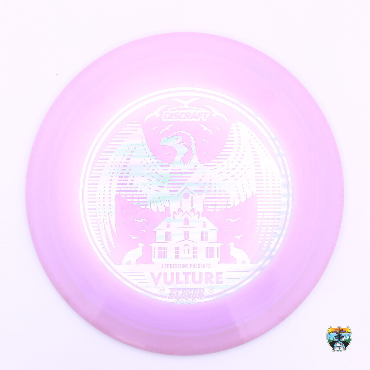 Discraft ESP Lite Vulture Ledgestone Edition 2024 Season 1, Manufacturer Weight Range: 164-166 Grams, Color: Pink, Serial Number: 0141-0032