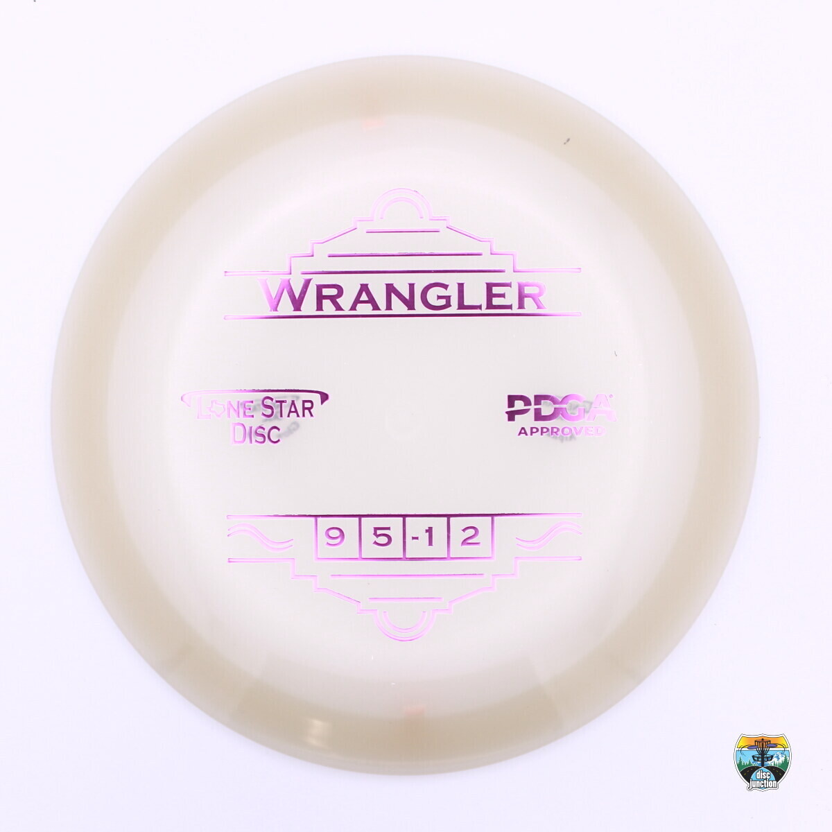 Lone Star Disc Alpha Glow Wrangler, Manufacturer Weight Range: 173-176 Grams, Color: Glow, Serial Number: 0139-0030