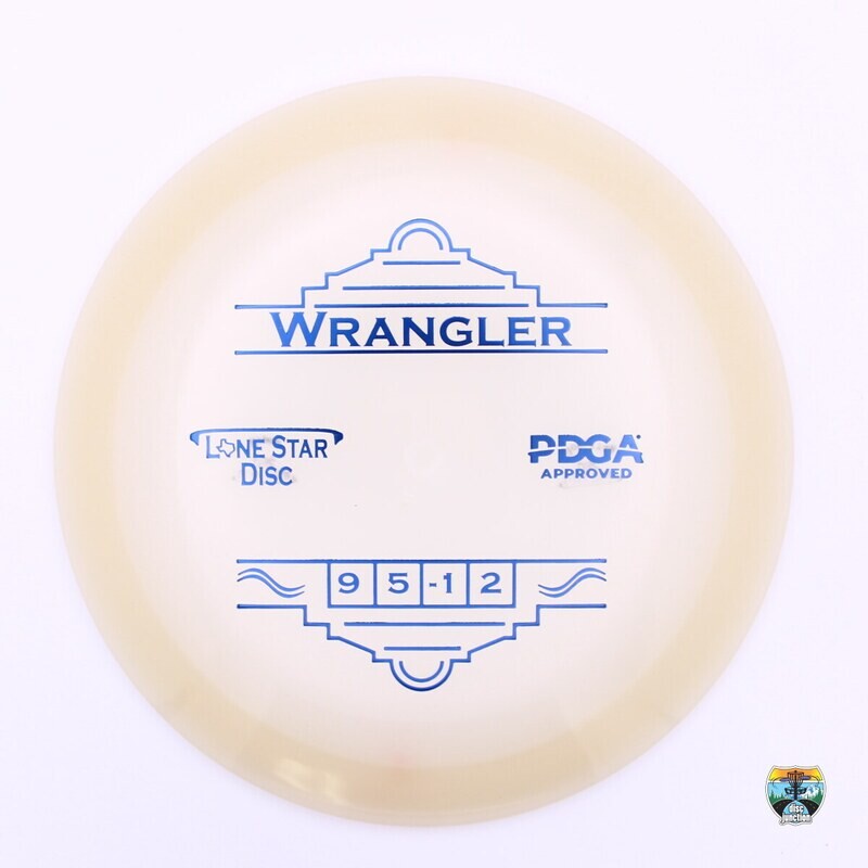 Lone Star Disc Bravo Glow Wrangler, Manufacturer Weight Range: 173-176 Grams, Color: Glow, Serial Number: 0139-0034