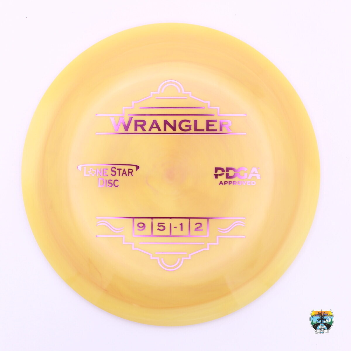 Lone Star Disc Alpha Wrangler, Manufacturer Weight Range: 173-176 Grams, Color: Orange, Serial Number: 0139-0040