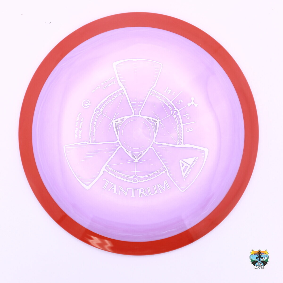 Axiom Neutron Tantrum, Manufacturer Weight Range: 170-175 Grams, Color: Purple/Orange, Serial Number: 0015-0169