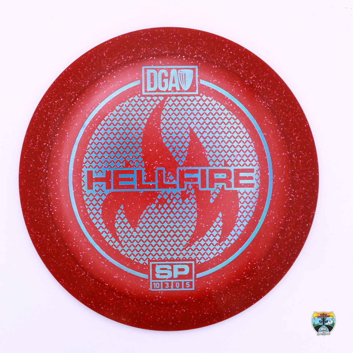 DGA SP Line Hellfire, Manufacturer Weight Range: 170-172 Grams, Color: Red, Serial Number: 0006-0174