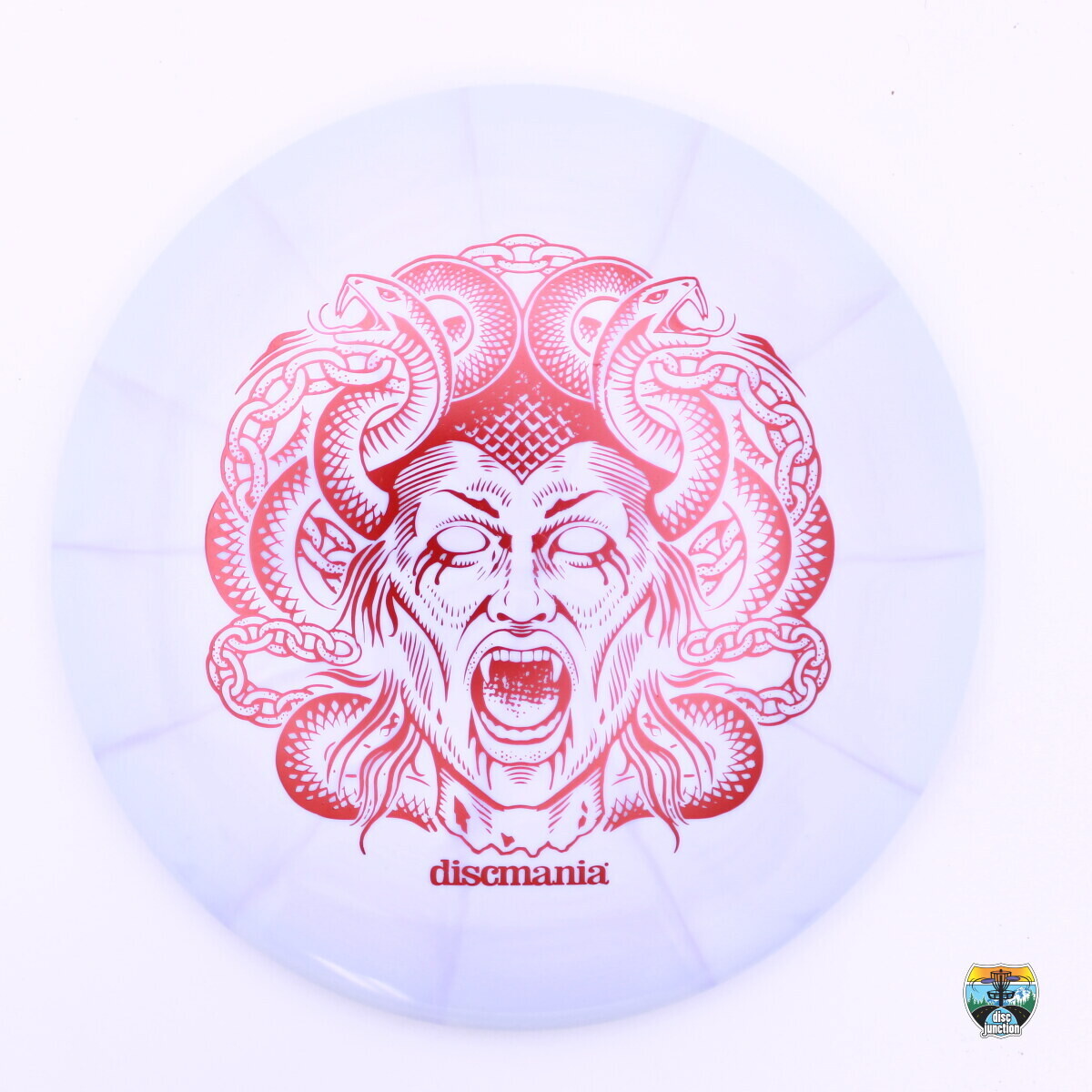 Discmania Lux Vapor Link Limited Edition Medusa, Manufacturer Weight Range: 173-176 Grams, Color: Purple, Serial Number: 0064-0017
