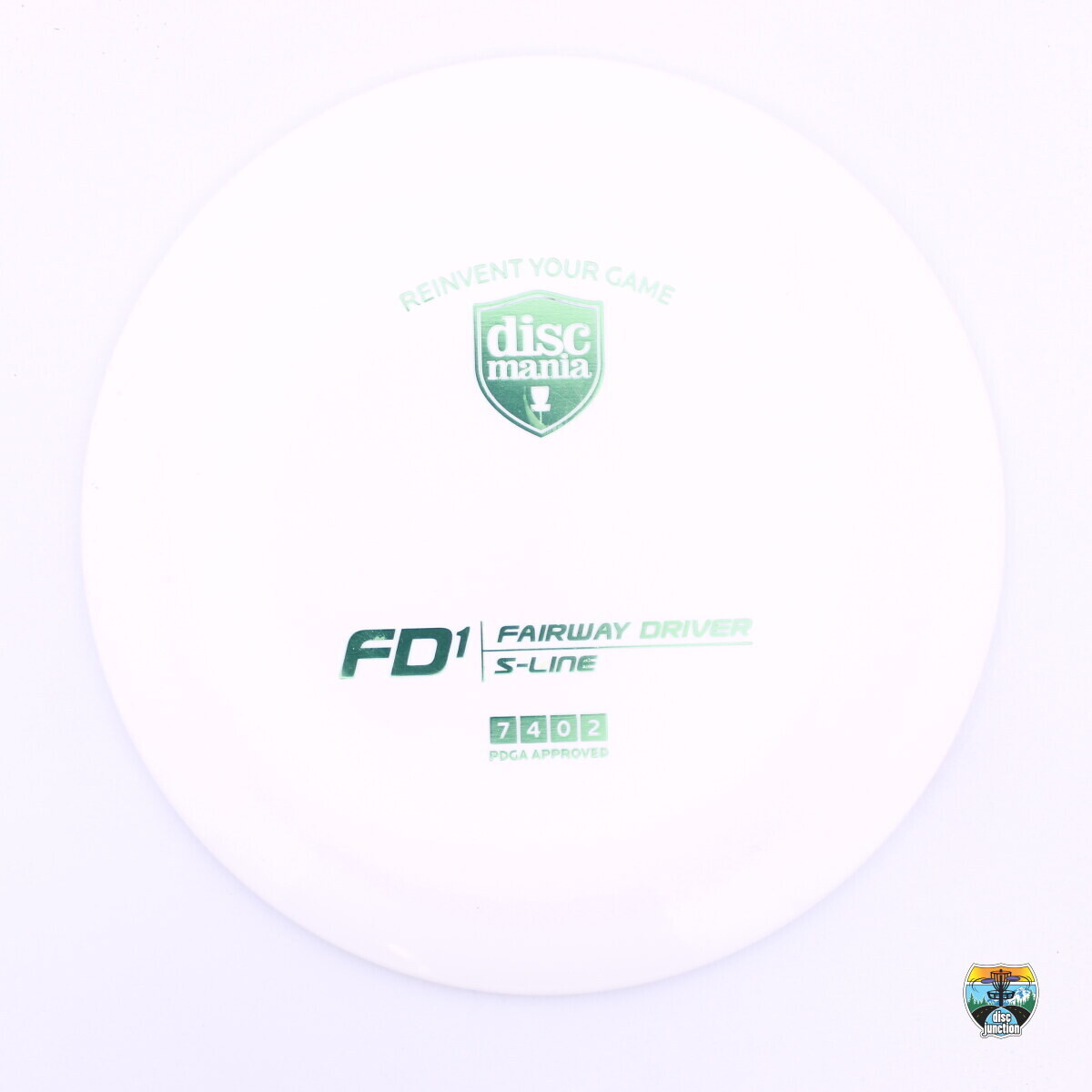 Discmania S-Line FD1, Manufacturer Weight Range: 173-176 Grams, Color: White, Serial Number: 0074-0046