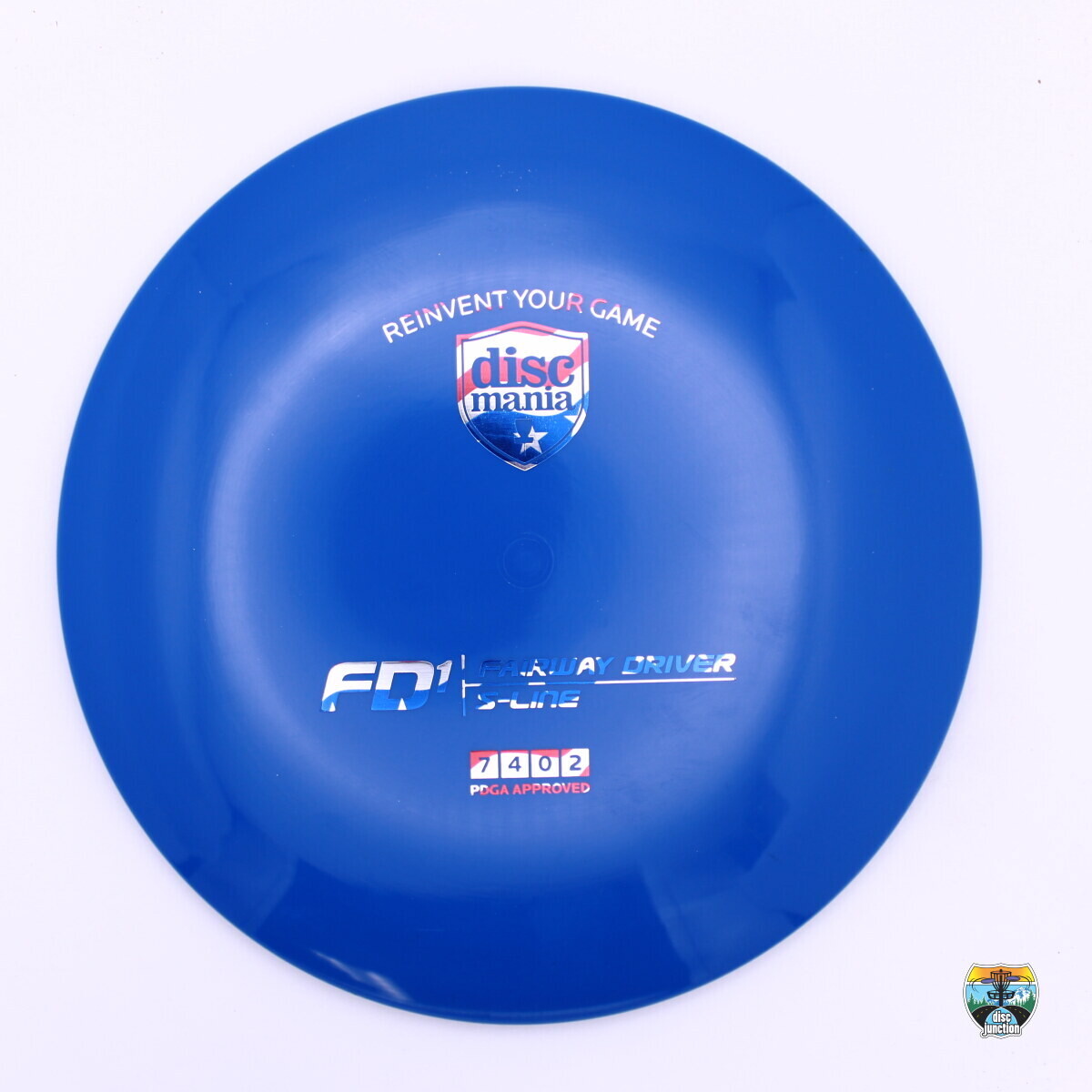 Discmania S-Line FD1, Manufacturer Weight Range: 173-176 Grams, Color: Blue, Serial Number: 0074-0044