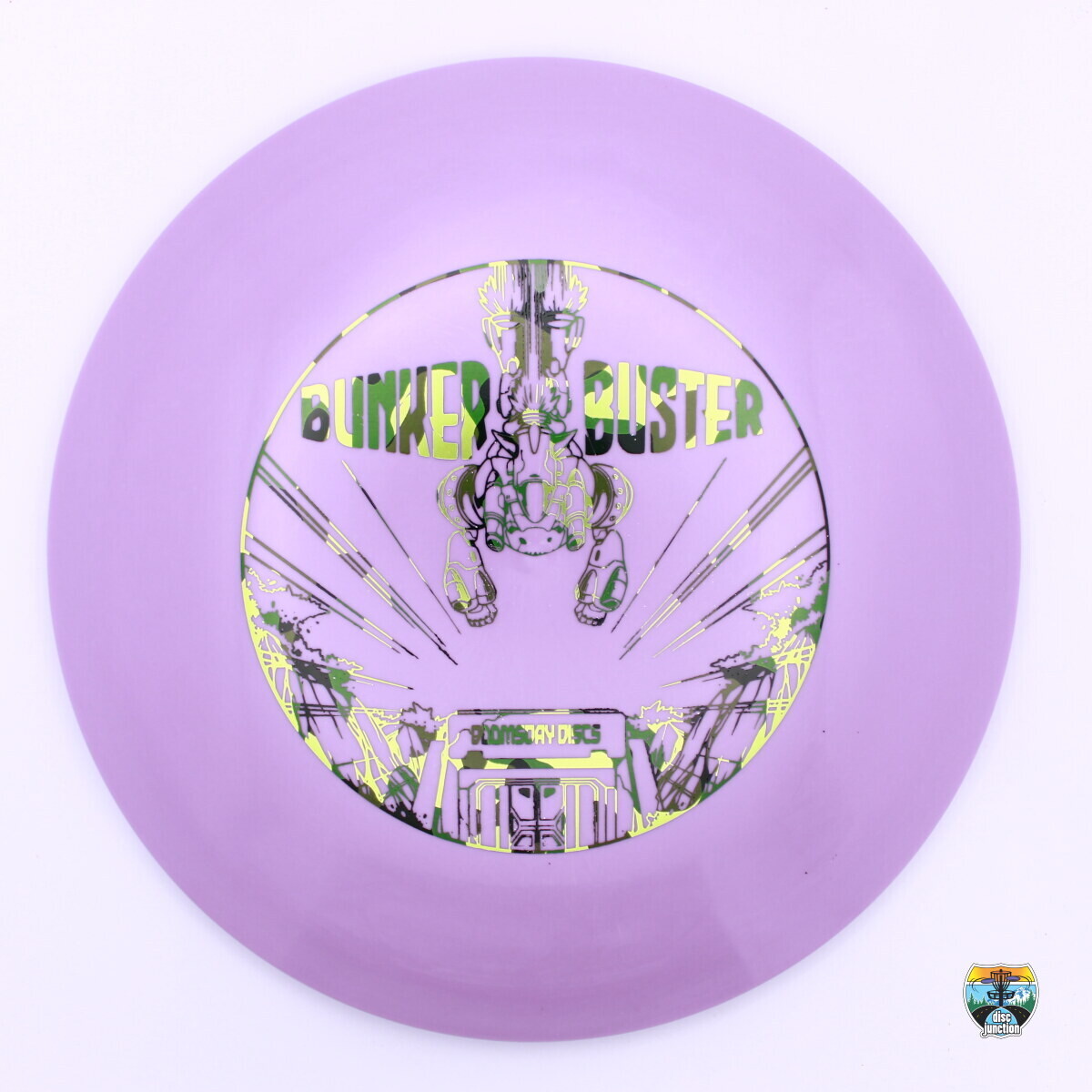 Doomsday Discs Survival Bunker Buster, Manufacturer Weight Range: 177+ Grams, Color: Purple, Serial Number: 0139-0016