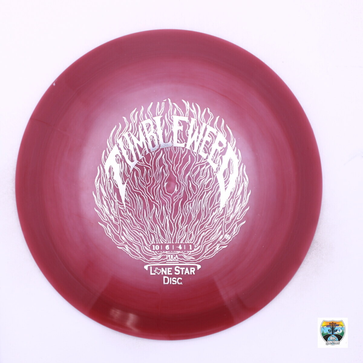 Lone Star Disc Alpha Tumbleweed, Manufacturer Weight Range: 170-172 Grams, Color: Pink, Serial Number: 0010-0639