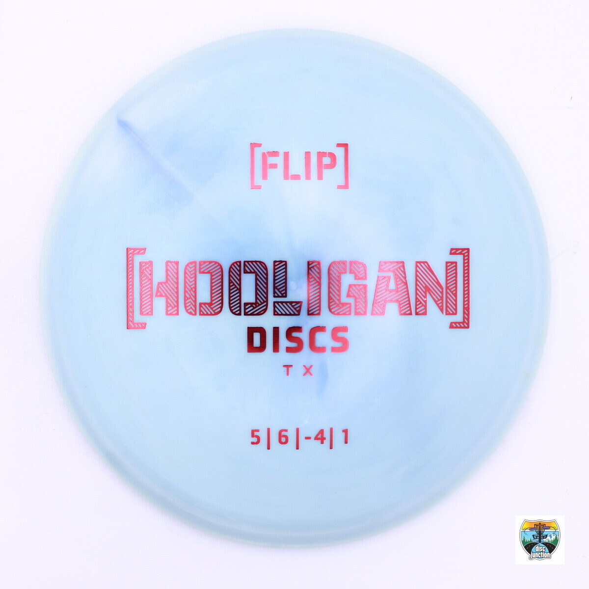 Hooligan Discs Alpha Flex Flip, Manufacturer Weight Range: 177+ Grams, Color: Blue, Serial Number: 0042-0006