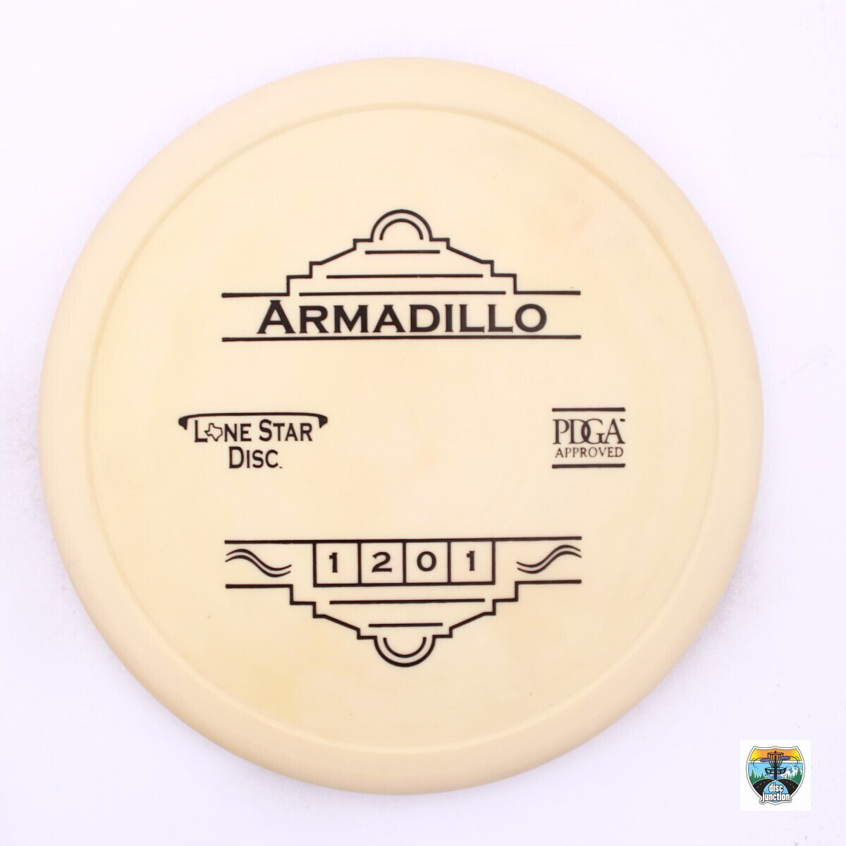 Lone Star Disc Victor 1 Armadillo, Manufacturer Weight Range: 173-176 Grams, Color: Yellow, Serial Number: 0010-0853
