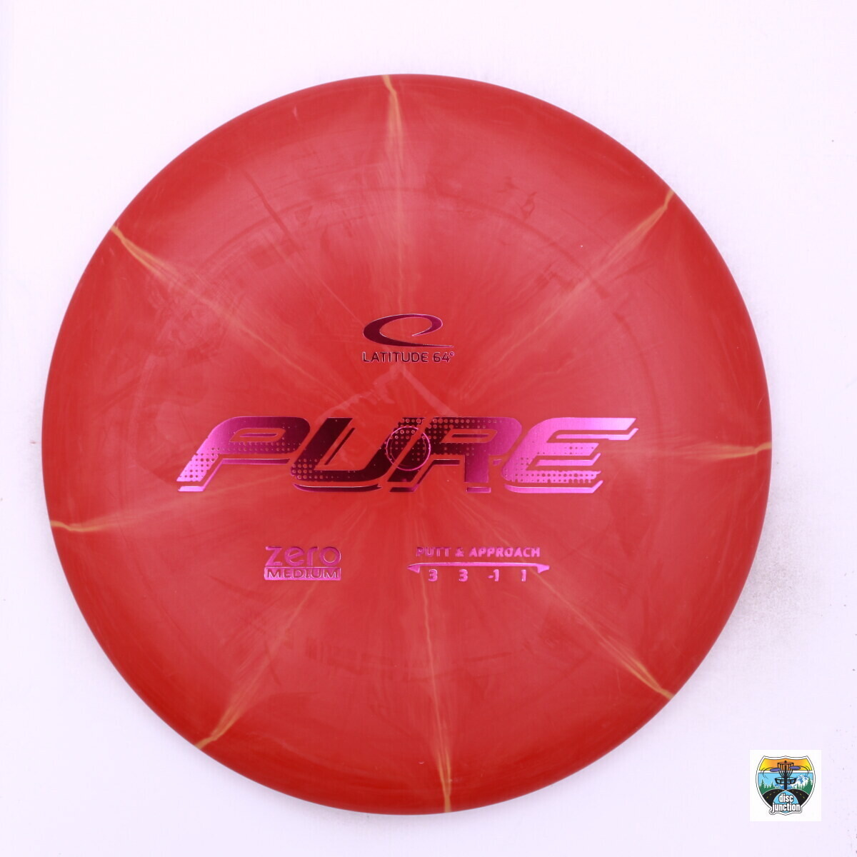 Latitude 64° Zero Medium Burst Pure, Manufacturer Weight Range: 173-176 Grams, Color: Red, Serial Number: 0002-1146