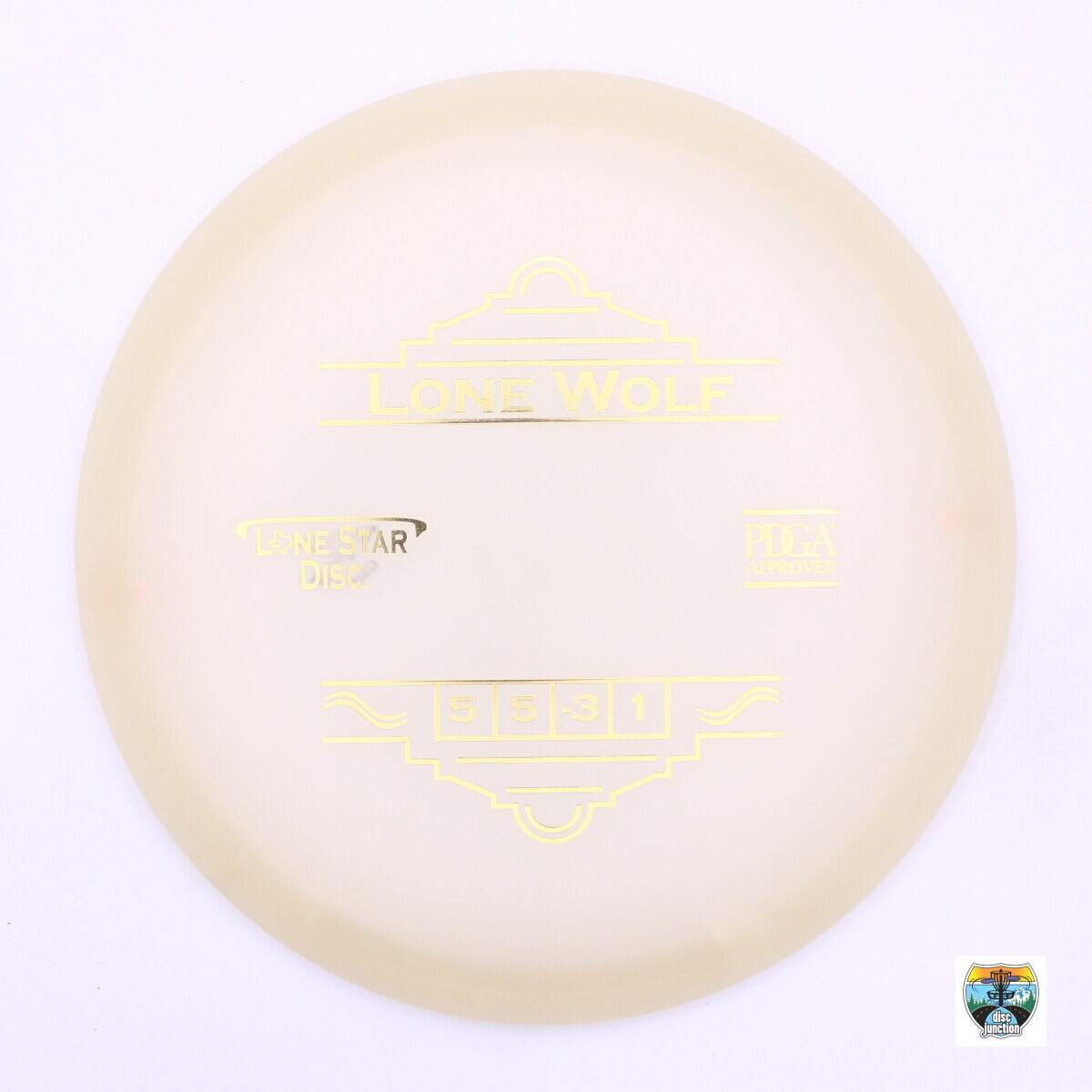 Lone Star Disc Bravo Glow Lone Wolf, Manufacturer Weight Range: 173-176 Grams, Color: Glow, Serial Number: 0094-0074