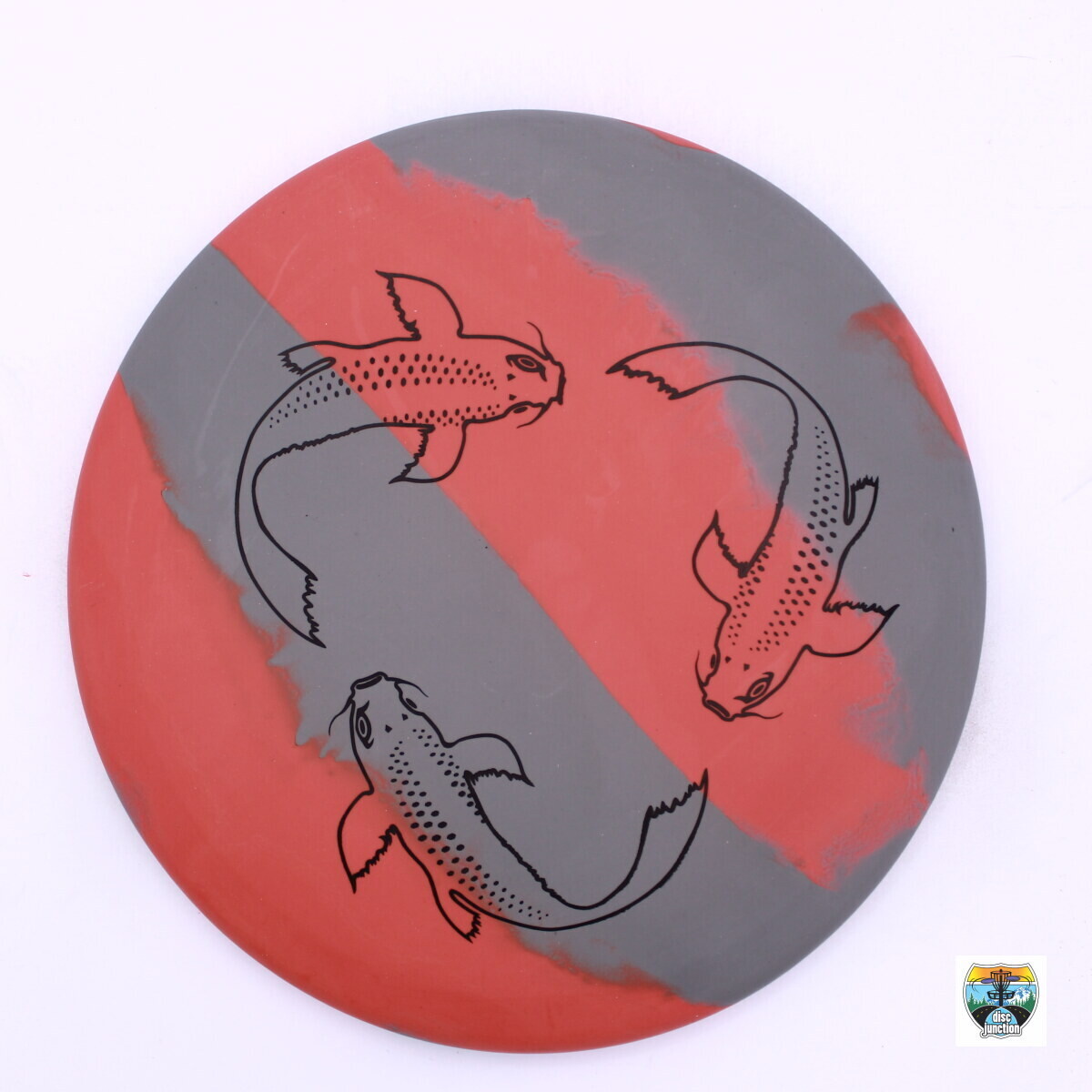 Elevation Disc Golf ecoFLEX Koi, Manufacturer Weight Range: 169-172 Grams, Color: Salamander (Grey/Orange), Serial Number: 0046-0021