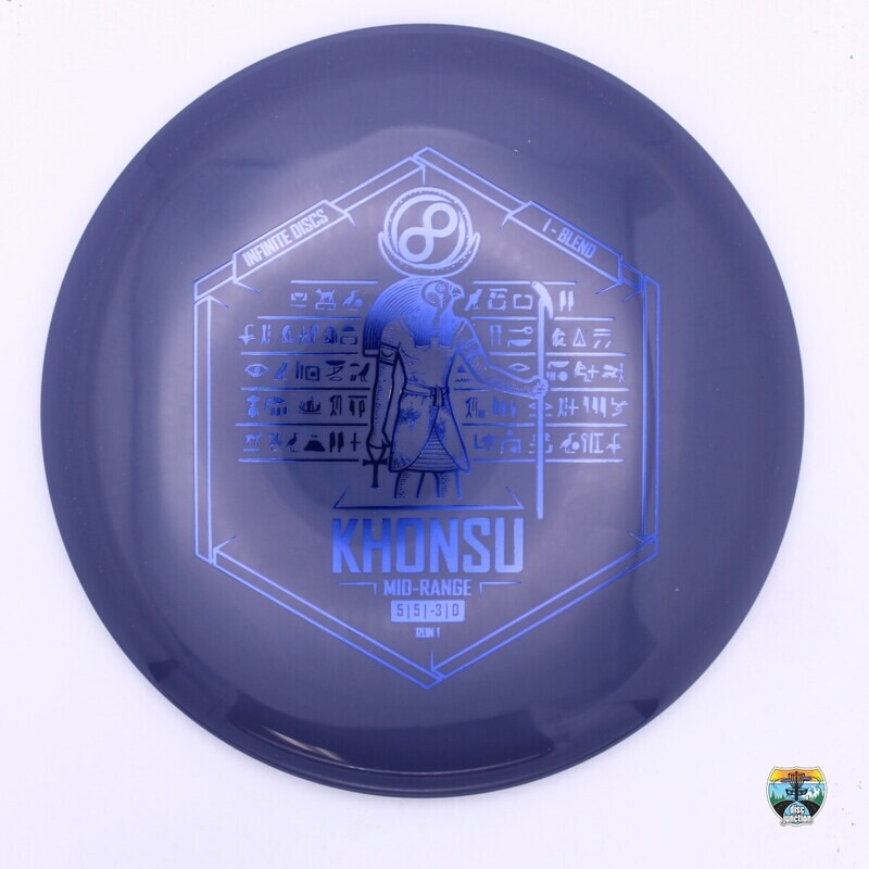 Infinite Discs I-Blend Khonsu, Manufacturer Weight Range: 177+ Grams, Color: Purple, Serial Number: 0178-0028