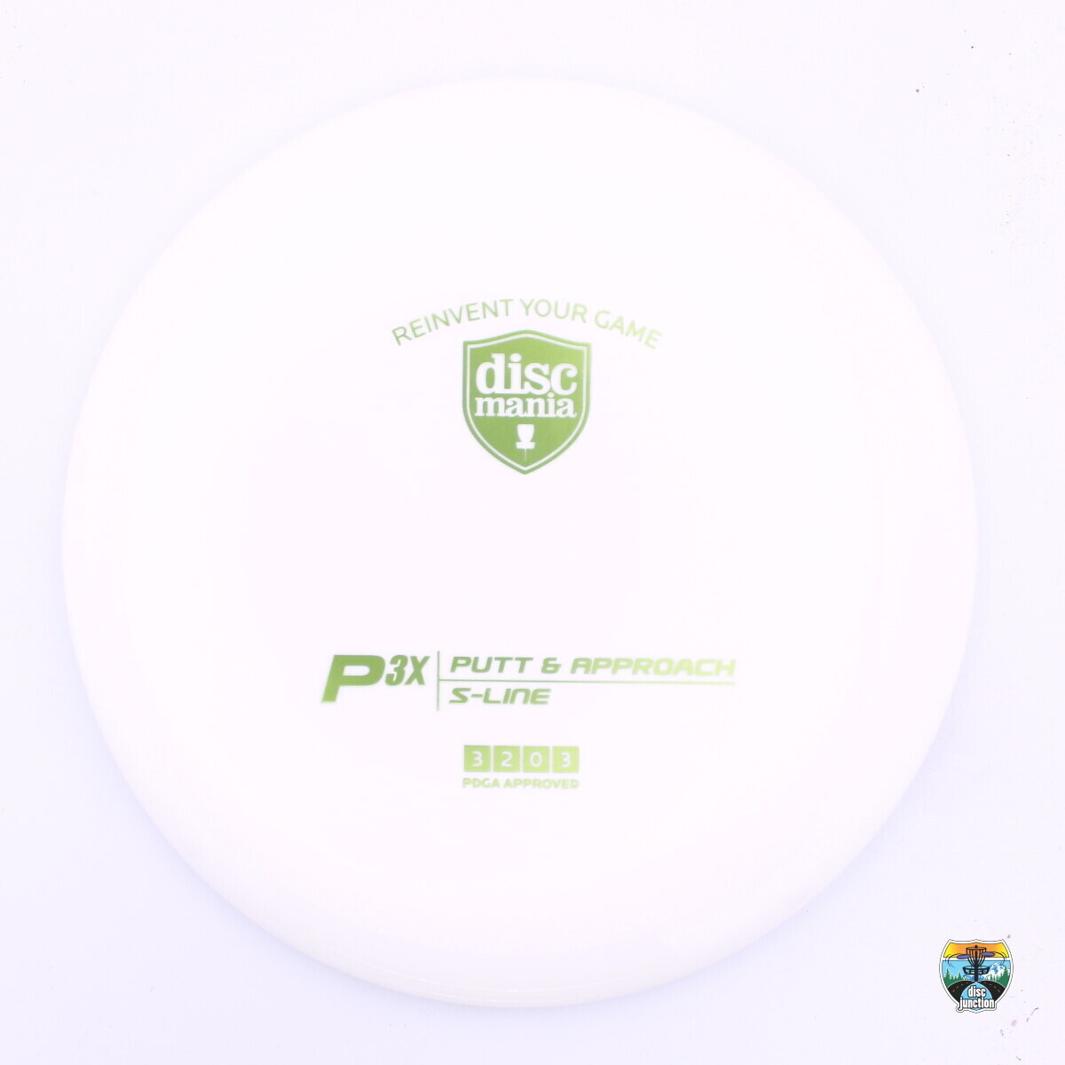 Discmania S-Line P3x, Manufacturer Weight Range: 173-176 Grams, Color: White, Serial Number: 0172-0026
