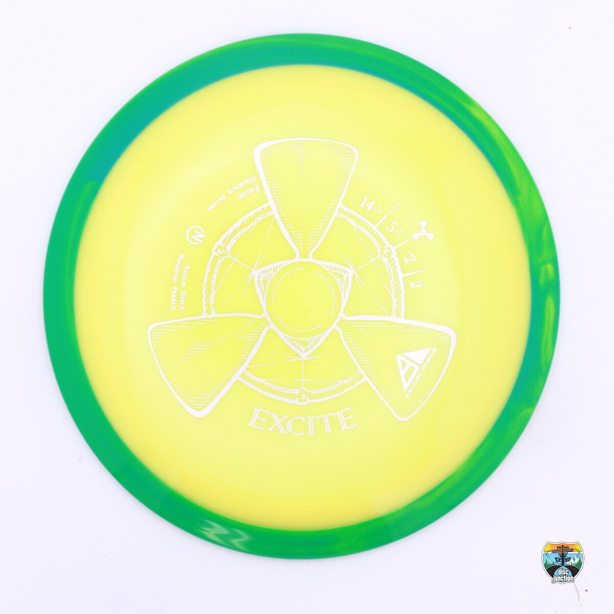 Axiom Neutron Excite, Manufacturer Weight Range: 170-175 Grams, Color: Yellow/Green, Serial Number: 0199-0026