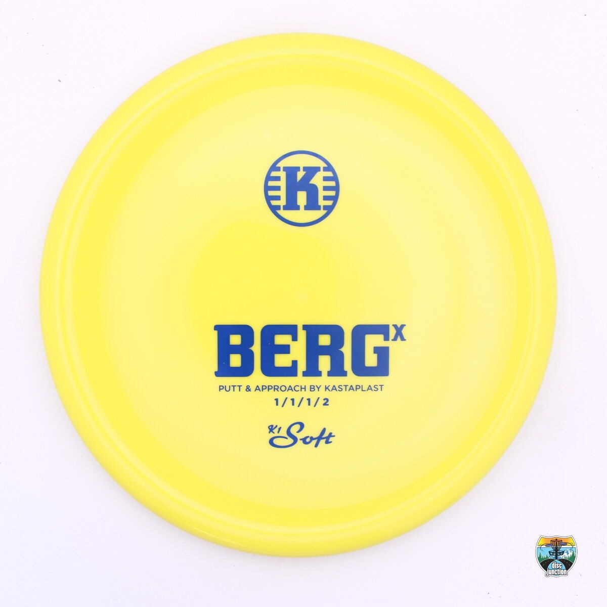 Kastaplast K1 Soft Berg X, Manufacturer Weight Range: 173+ Grams, Color: Yellow, Serial Number: 0184-0019