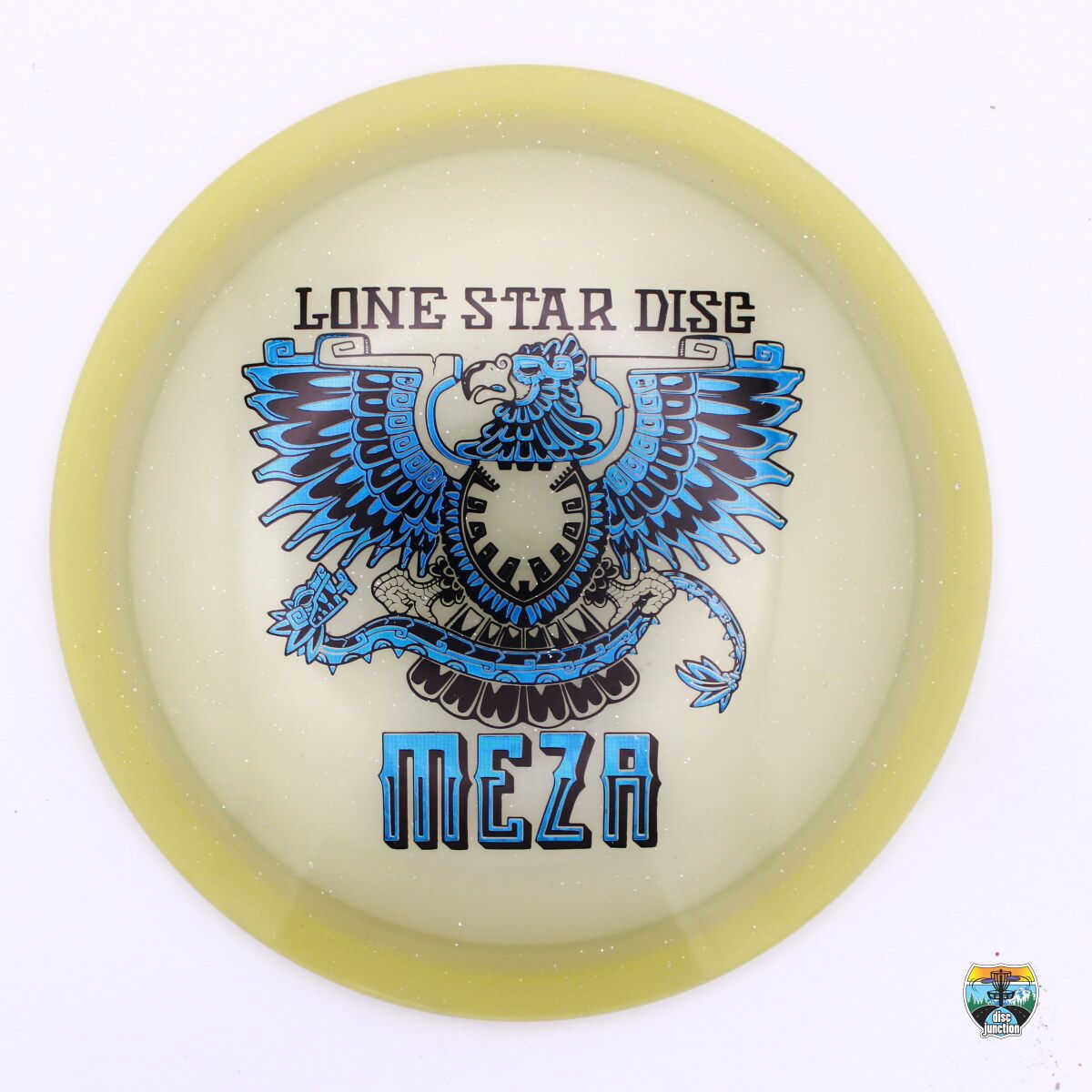 Lone Star Disc Founder&#39;s Glow Mad Cat 2024 Tour Series Fredy Meza, Manufacturer Weight Range: 173-176 Grams, Color: Yellow, Serial Number: 0204-0120