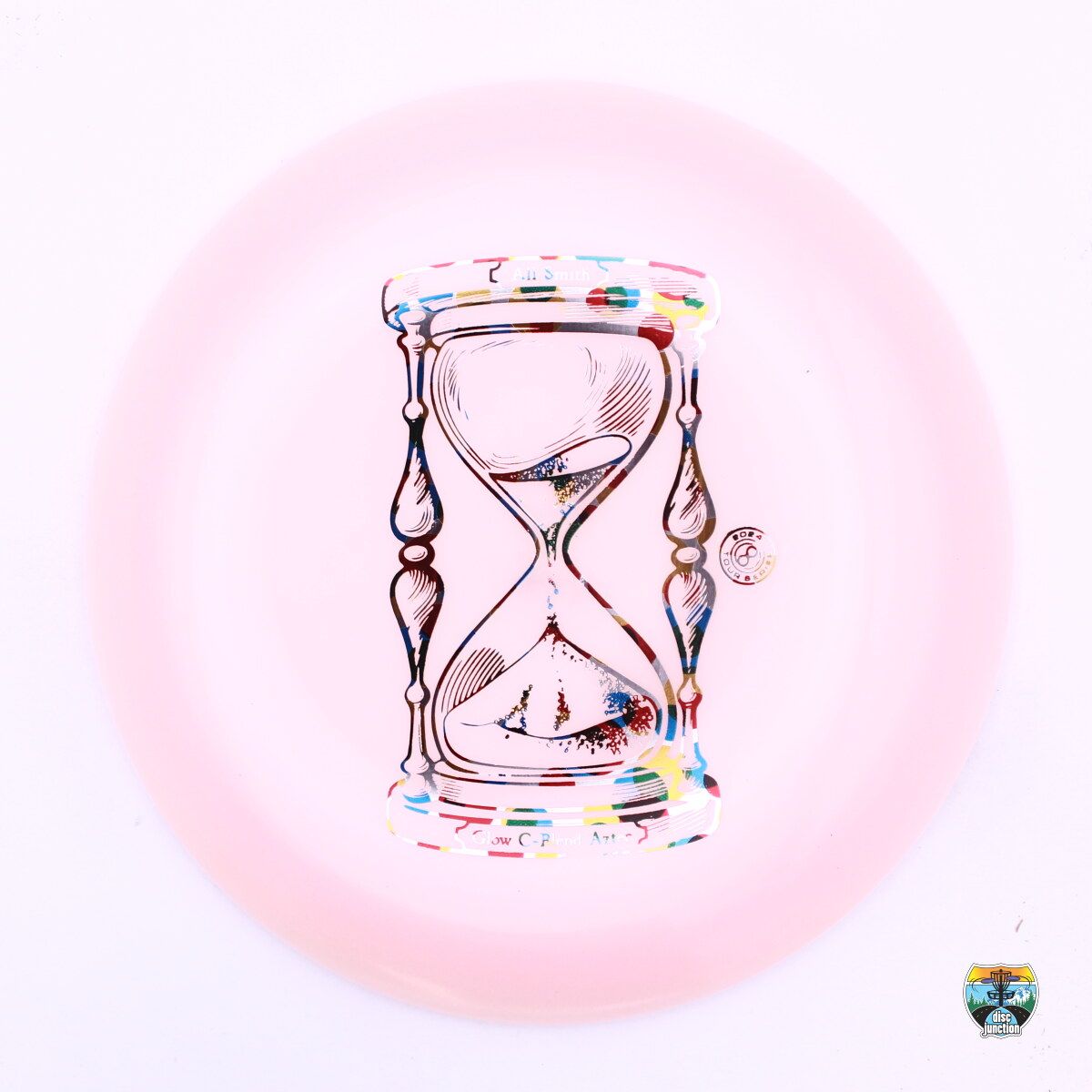 Infinite Discs C-Blend Glow Aztec 2024 Tour Series Ali Smith, Manufacturer Weight Range: 173-176 Grams, Color: Pink, Serial Number: 0204-0040