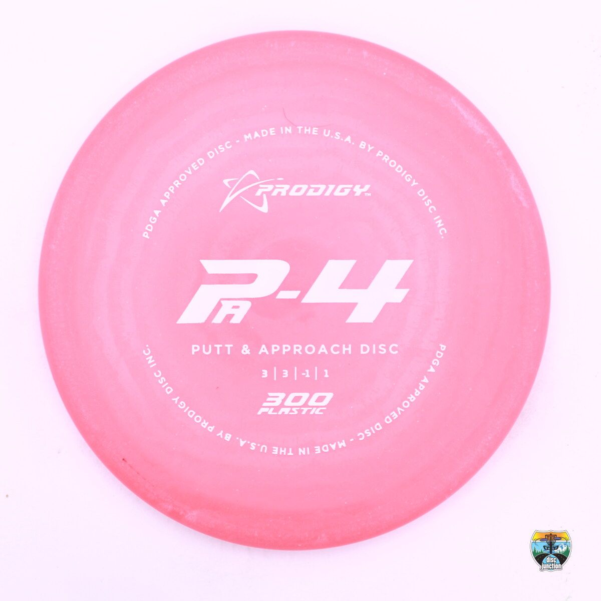 Prodigy 300 PA-4, Manufacturer Weight Range: 170-174 Grams, Color: Pink, Serial Number: 0211-0025