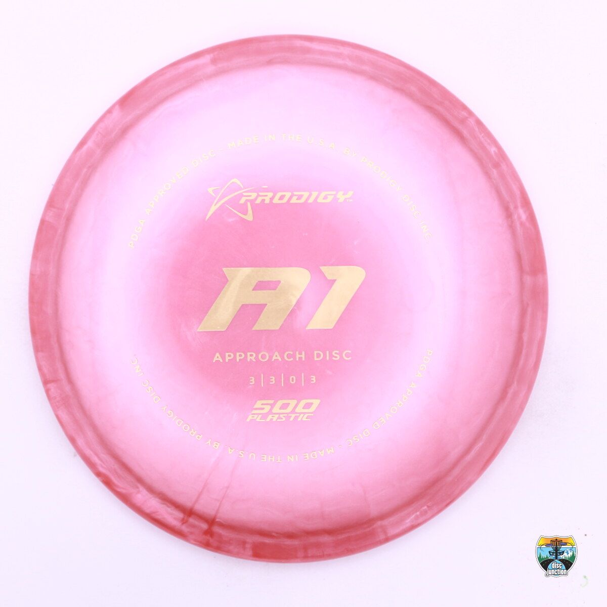 Prodigy 500 A1, Manufacturer Weight Range: 170-174 Grams, Color: Pink, Serial Number: 0211-0121