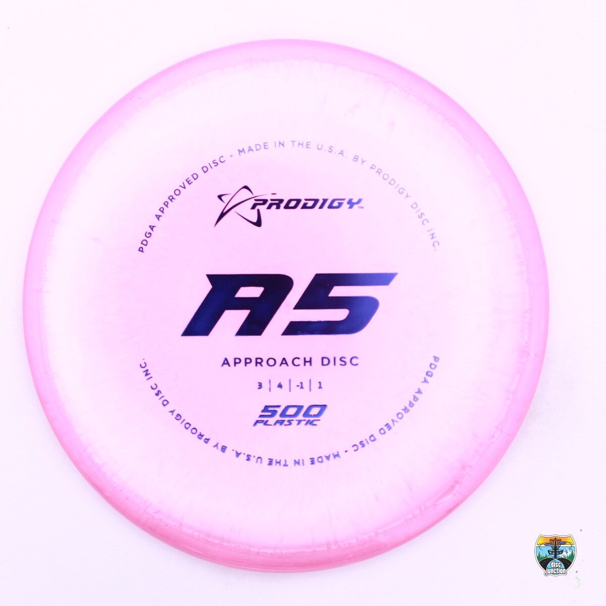 Prodigy 500 A5, Manufacturer Weight Range: 170-177 Grams, Color: Pink, Serial Number: 0211-0129